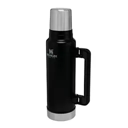 STANLEY Classic Thermosflasche 1.4L - Hält 40 Stunden Heiß oder Kalt - Edelstahl - BPA-frei - Matte Black