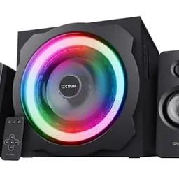 Trust Gaming GXT 629 Tytan 2.1 PC Lautsprecher mit RGB LED Beleuchtung - Schwarz