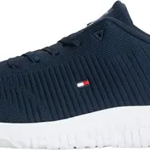 Tommy Hilfiger Herren Runner Sneaker, Blau, Größe 45