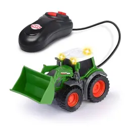 Dickie Toys Fendt Ferngesteuerter Traktor (14 cm) mit beweglicher Schaufel und Licht für Kinder ab 3 Jahren