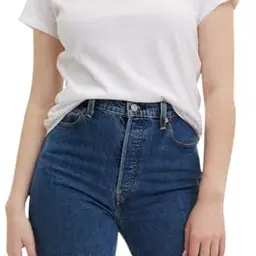 Levi's Damen Perfect Tee in Weiß, Größe S