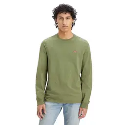 Levi's Herren Original T-Shirt Sweater, Bluish Olive, Größe L