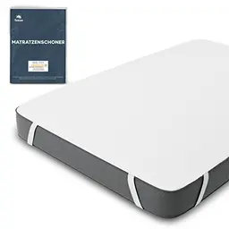 Wasserdichter Matratzenschoner 70x140 Oeko-TEX von Twinzen - Atmungsaktive Baumwolle mit 4 Eckgummis