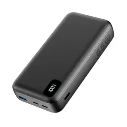 ADDTOP Power Bank 20000mAh 65W mit 3 Ausgängen, Schnellladegerät für Laptop, MacBook, iPhone, iPad, Switch (Schwarz)