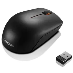 Lenovo 300 Kompakte Funkmaus, Schwarz - Kompatibel mit Chromebook