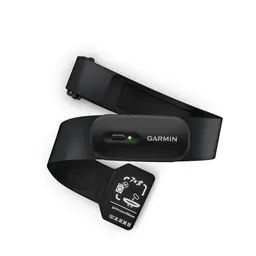 Garmin HRM 200 - Herzfrequenz-Brustgurt für präzise Messungen, waschmaschinenfest, größenverstellbar (M-XL)