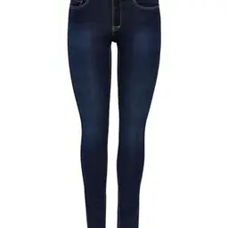 Only Damen Onlultimate King Reg Jeans in Dunkelblau, Größe L