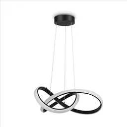Paco Home Pendelleuchte für Esszimmer und Wohnzimmer, modern, schwarz-weiß, LED, stylisch, Typ 5