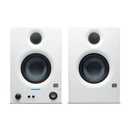 PreSonus Eris 3.5 Gen 2 - 3,5" Aktivlautsprecher in Weiß für Multimedia und Gaming - 50 W Leistung