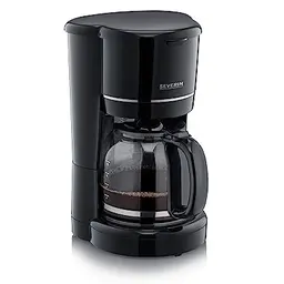 SEVERIN Filterkaffeemaschine mit Glaskanne, für bis zu 10 Tassen, schwarz