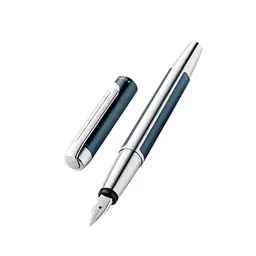 Pelikan Füllhalter Pura P40, Petrol, Feder B im Geschenk-Etui