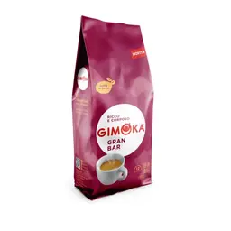 Gimoka Kaffeebohnen Gran Bar Mischung 1 kg - Intensität 12 - hergestellt in Italien