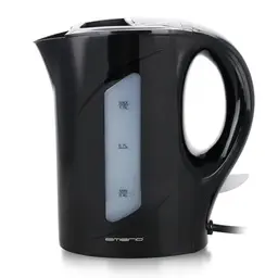Emerio Wasserkocher, 1L, 900W, Wasserstandsanzeige, Trockengehschutz, beleuchteter Schalter, schwarz