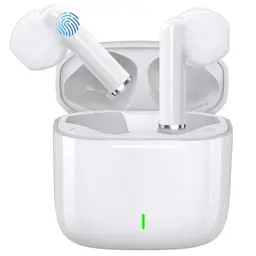 Bluetooth In-Ear Kopfhörer Kabellos mit 48H HiFi Stereo und Noise Cancelling, IPX8 Wasserdicht, Touch Control für iPhone/Android