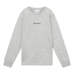 Champion Legacy Jungen Graphic Langarm T-Shirt Grau - XXL