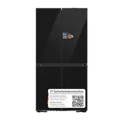 Samsung Bespoke French Door Kühlschrank, 185 cm, 654 l, AI Home, Beverage Center, Clean Deep Charcoal
