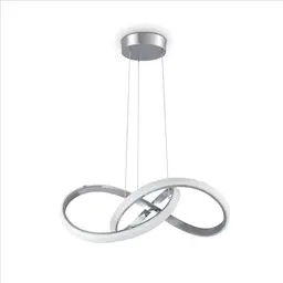 Paco Home Pendelleuchte für Esszimmer & Wohnzimmer, modern, chrom-weiß, LED, stylisch, Hängelampe