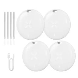 Smart Tag 4er Pack - USB-C Tracker Kompatibel mit Apple, Wasserdichter Bluetooth-Schlüsselfinder für Geldbörse und Gepäck, Weiß