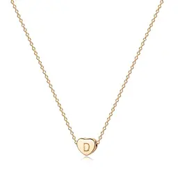 Jenosy Herz Kette mit Namen - 18K vergoldete Damenkette für Mädchen