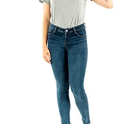Morgan Slim Jeans in Stone - Standardgröße 36W