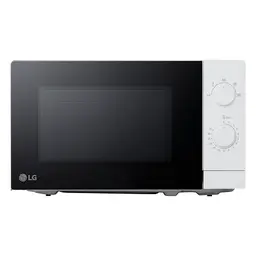 LG Solo-Mikrowelle Weiß, 20L, 700W, einfache Bedienung mit 5 Leistungsstufen und LED-Beleuchtung