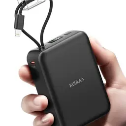 Kuulaa 20000mAh Powerbank mit Schnellladefunktion, USB C, kompakt und leistungsstark, kompatibel mit iPhone, Samsung, Huawei und Switch