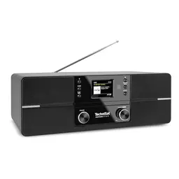 TechniSat DIGITRADIO 371 CD IR - Stereo Internetradio mit CD-Player, WLAN & Bluetooth, Schwarz/Silber