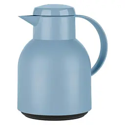 Emsa Samba Isolierkanne 1 Liter - Puderblau, 12h heiß, 24h kalt