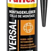 Pattex Montagekleber Universal für alle Materialien, Baukleber innen und außen, 420g Kartusche