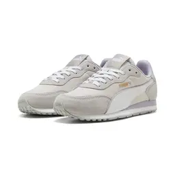 Puma Damen-Sneaker Rose, hellgrau-weiß-lila, 7 UK