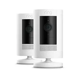 Ring Außenkamera Akku (Stick Up Cam Battery) | 1080p-HD-Überwachungskamera für außen, witterungsbeständig, Alexa-kompatibel | 2 Kameras
