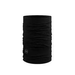 BUFF® Merino Lightweight Schlauchschal für Erwachsene - Multifunktional, leicht, nachhaltig, Einheitsgröße, Schwarz