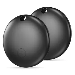 GPS Tracker 2-Pack - Bluetooth Schlüsselfinder für Geldbörse und Gepäck, wasserdicht, kompatibel mit Android und Apple