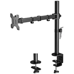 BONTEC Monitor Halterung 13-32 Zoll für LED LCD Bildschirme bis 10 kg, Höhenverstellbar und Neigbar, Schwarz