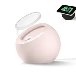 4-Ok Silikon-Halterung für Mag-Safe, geeignet für iPhone 12 - 15 (Ladegerät nicht enthalten)