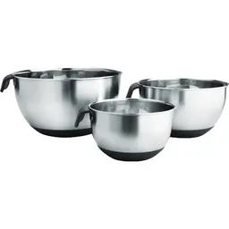 NERTHUS FIH 1380 Set mit 3 Mischschalen, ideal für die Zubereitung von Speisen