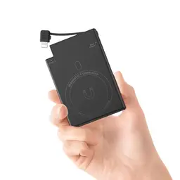 TNTOR 5000mAh Magnetic PowerBank – Ultrabook Slim Portable Charger für iPhone 14/13/12 und mehr