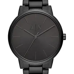 Armani Exchange Herren Uhr, Quarz, 42mm, Edelstahl, Leder oder Silikonarmband