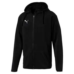 PUMA Herren LIGA Casuals Hoody Jacke Schwarz M