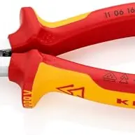 KNIPEX Abisolierzange 160 mm mit VDE-Prüfung, verchromt und isoliert