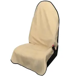 Leader Accessories Autoschonbezug wasserdicht rutschfest für Fahrersitz und Beifahrersitz - Beige