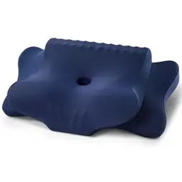 FAIORD Nackenkissen aus Memory Foam, Dunkelblau