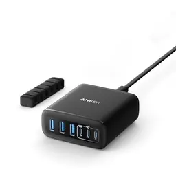 Anker USB-C Ladegerät, 6 Port Ladestation mit 112W für iPhone 16, MacBook, Galaxy und mehr (Ohne Ladekabel)