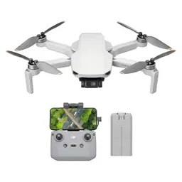 DJI Mini Drohne mit 4K Kamera, 3-Achsen-Gimbal, 10 km Videoübertragung, 31 Min Flugzeit, unter 249g