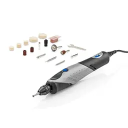 Dremel 2050 Stylo+ Multifunktionswerkzeug 9W mit 15 Zubehörteilen für Gravieren in Holz, Glas, Leder und Stein