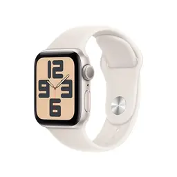 Apple Watch SE (2. Generation) GPS 40 mm - Smartwatch in Polarstern mit Sportarmband, Fitness- und Schlaftracker