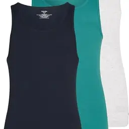 Calvin Klein Herren 3er Pack Tank Tops, Mehrfarbig (Shoreline, Snow Hthr, Lively Teal)