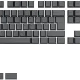 Glorious Gaming 115x GPBT-Keycaps - Schwarze Esche, Cherry-Profil, PBT-Kunststoff, Deutsch Layout