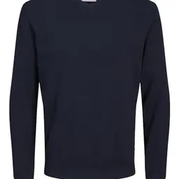 JACK & JONES Herren V-Ausschnitt Pullover, Navy, Größe M