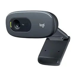 Logitech C270 Webcam, HD 720p, USB-Anschluss, Ideal für Skype und FaceTime - Schwarz